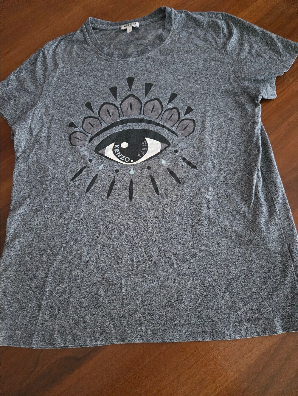 Kenzo Charcoal Grey Evil Eye T Shirt